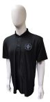 Men's Drop Needle Polo; Black